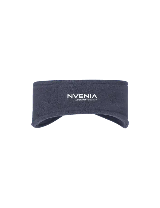 Navy Stretch Fleece Headband w/nVenia Logo