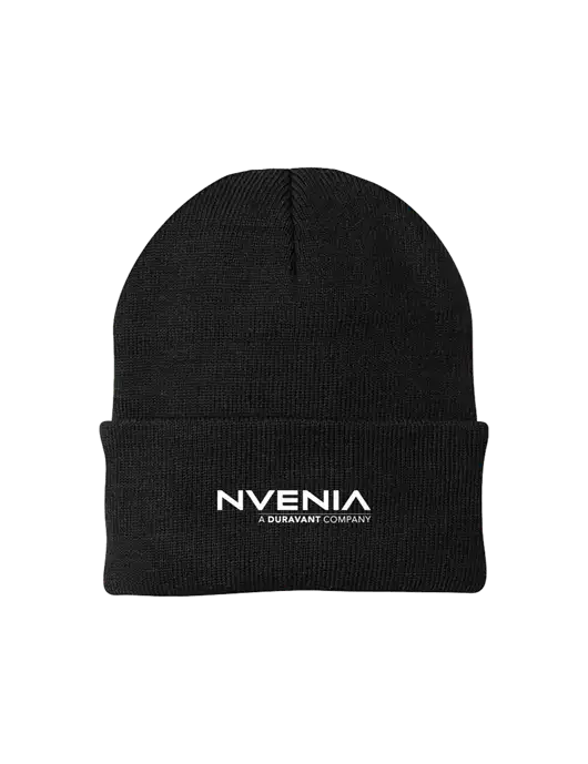 Black Knit Cap w/nVenia Logo
