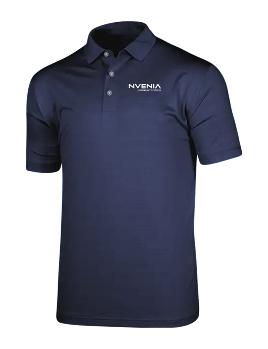 Callaway Vibrant Navy Ventilated Polo w/nVenia Logo