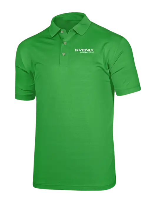 Callaway Vibrant Kelly Green Ventilated Polo w/nVenia Logo