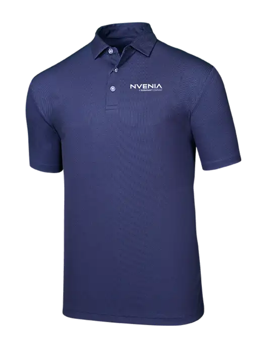 Callaway Birdseye Navy Polo w/nVenia Logo