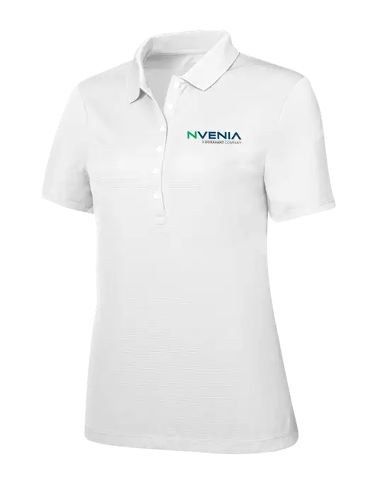 Callaway Womens Ottoman Bright White Polo w/nVenia Logo
