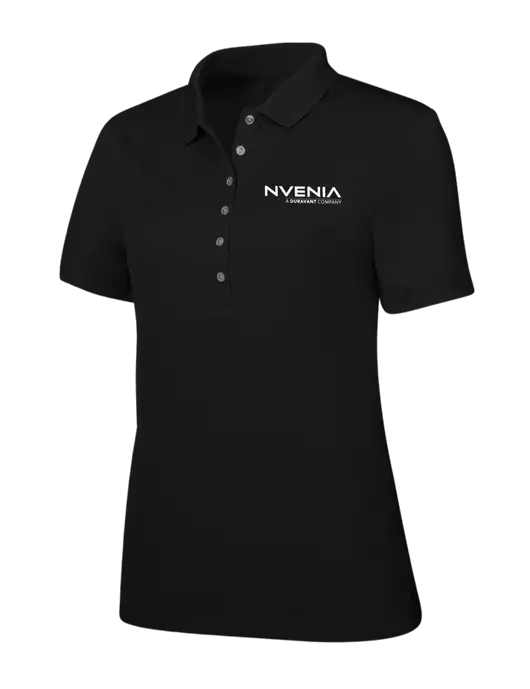 Callaway Womens Ottoman Black Polo w/nVenia Logo