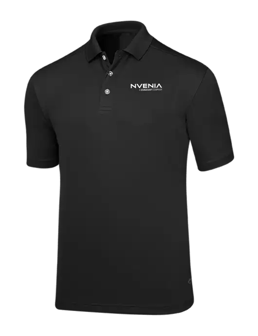 Callaway Core Black Performance Polo w/nVenia Logo