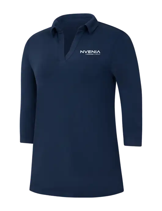 Navy Womens Luxe Knit Tunic w/nVenia Logo