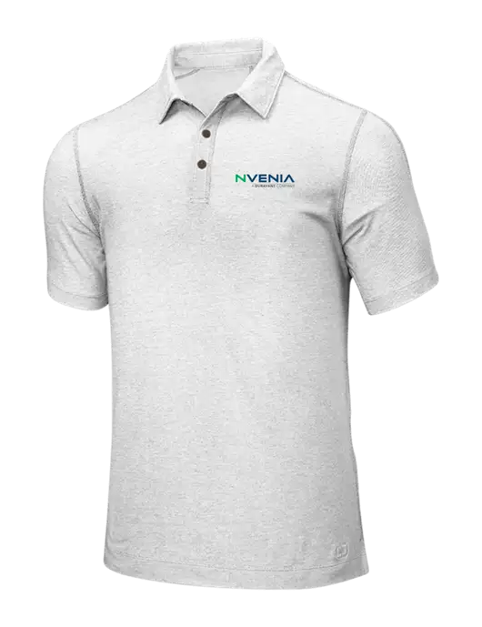 OGIO White ONYX Polo w/nVenia Logo