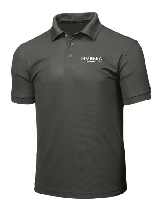 OGIO Medium Grey Caliber 2.0 Polo w/nVenia Logo