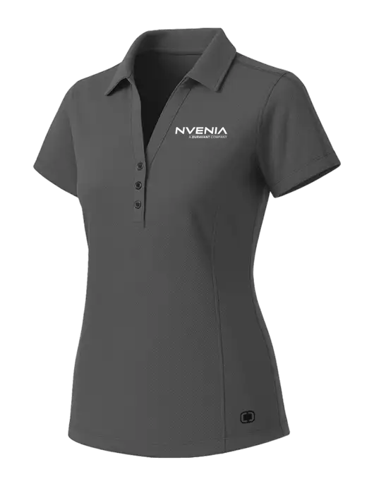 OGIO Womens Medium Grey ONYX Polo w/nVenia Logo