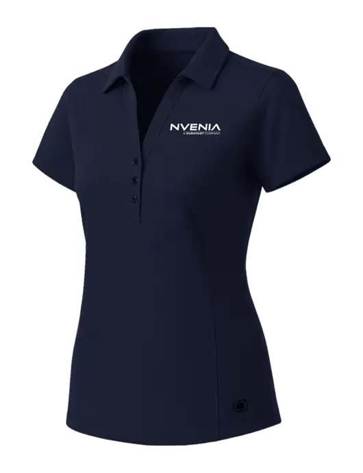 OGIO Womens Navy ONYX Polo w/nVenia Logo