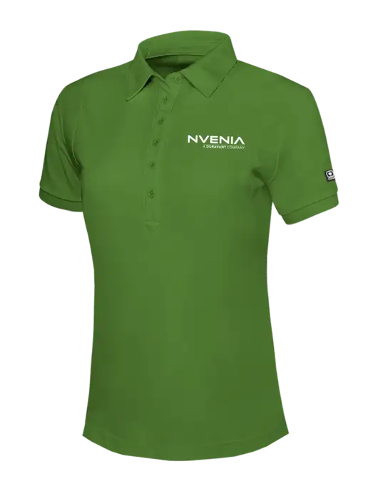 OGIO Womens Dark Kelly Green Jewel Polo w/nVenia Logo