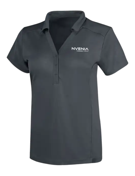 OGIO Dark Grey Womens Framework Polo w/nVenia Logo