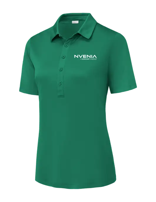 Kelly Green Womens Posi-UV Pro Polo w/nVenia Logo