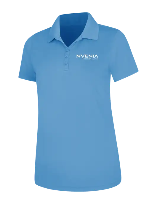 Carolina Blue Womens Dry Zone UV Mesh Polo w/nVenia Logo