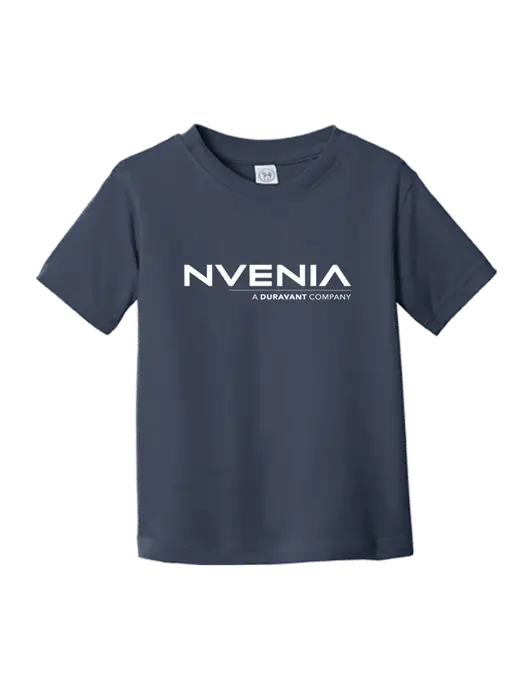 Rabbit Skins Navy Toddler Fine Jersey Tee w/nVenia Logo