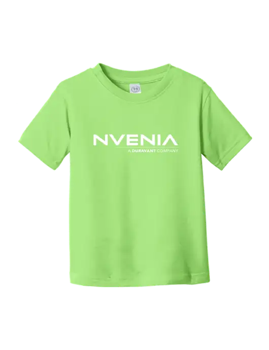 Rabbit Skins Key Lime Toddler Fine Jersey Tee w/nVenia Logo