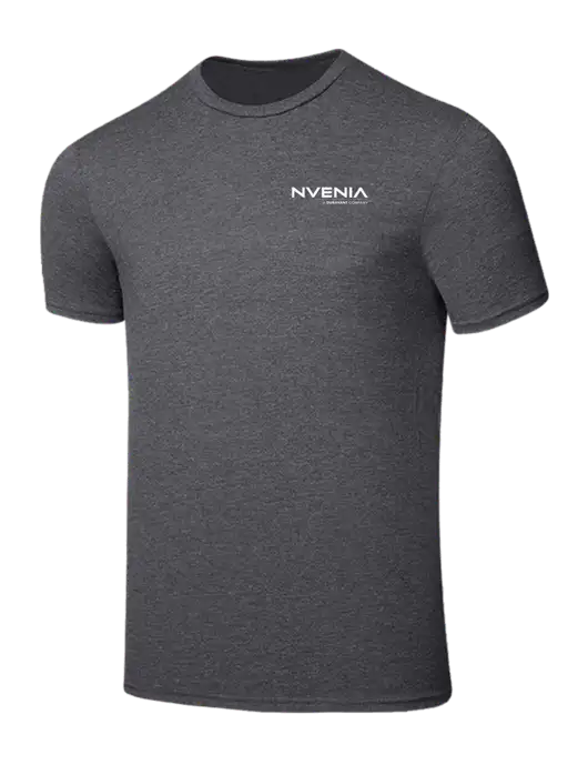 Seriously Soft Heathered Charcoal T-Shirt w/nVenia Logo