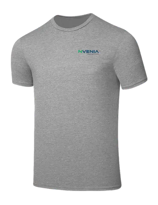 Seriously Soft Light Heather Grey T-Shirt w/nVenia Logo