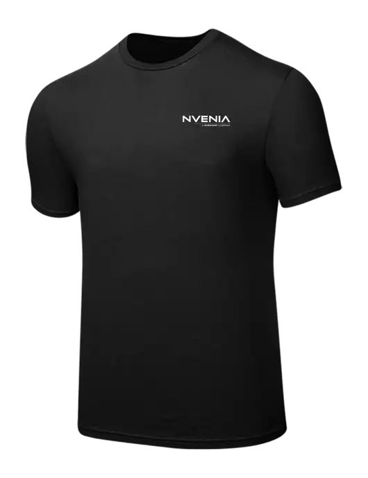 Seriously Soft Black T-Shirt w/nVenia Logo