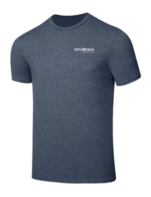 Seriously Soft Heathered Navy T-Shirt w/nVenia Logo
