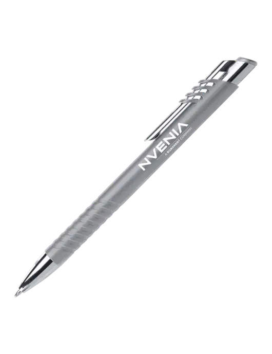 Schirhart Grey Pen - Black Ink w/nVenia Logo