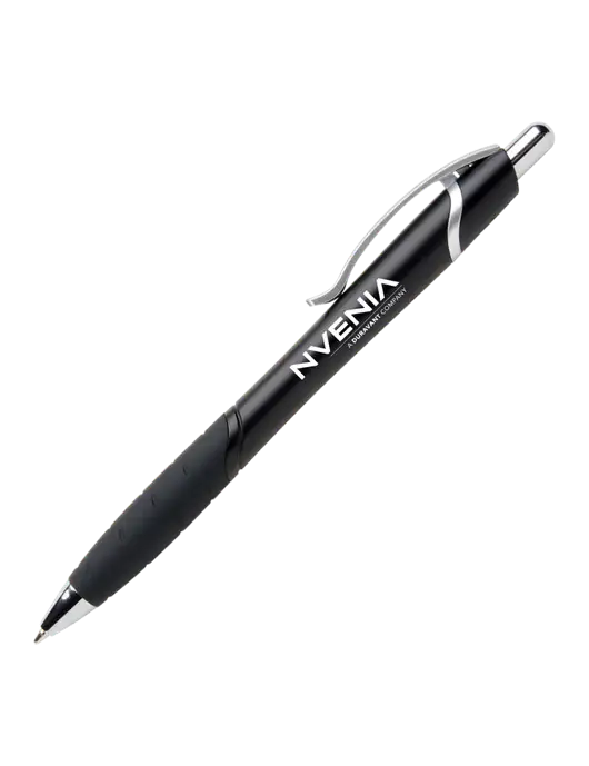 Summerhill Black Pen - Black Ink w/nVenia Logo