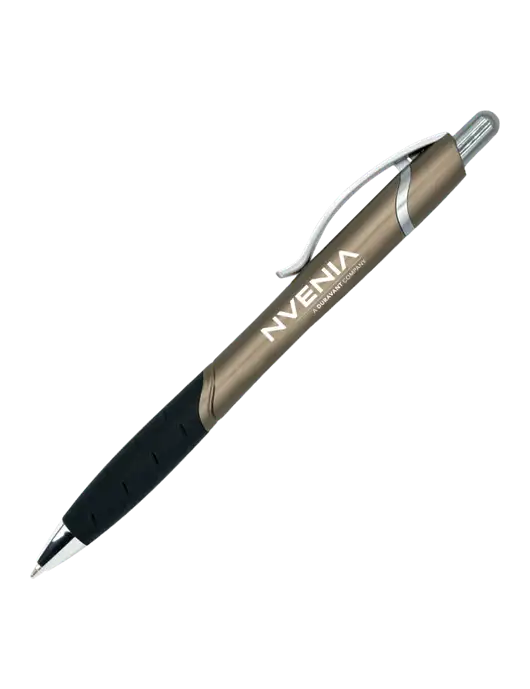 Summerhill Grey Pen - Black Ink w/nVenia Logo