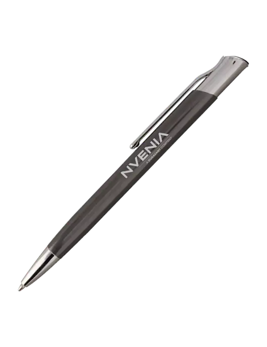 San Malo Gunmetal Pen - Black Ink w/nVenia Logo