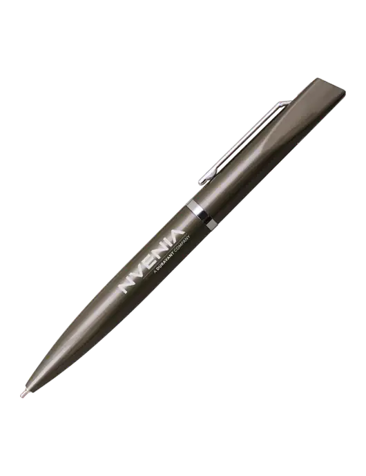 Santos Gunmetal Pen - Black Ink w/nVenia Logo