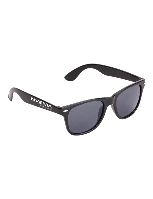 Daytona Black Sunglasses w/nVenia Logo