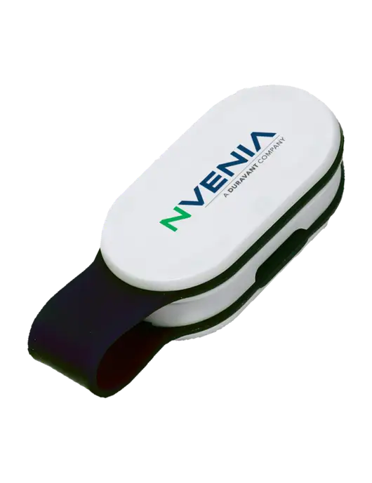 Magna Clip Black Personal Safety Light w/nVenia Logo