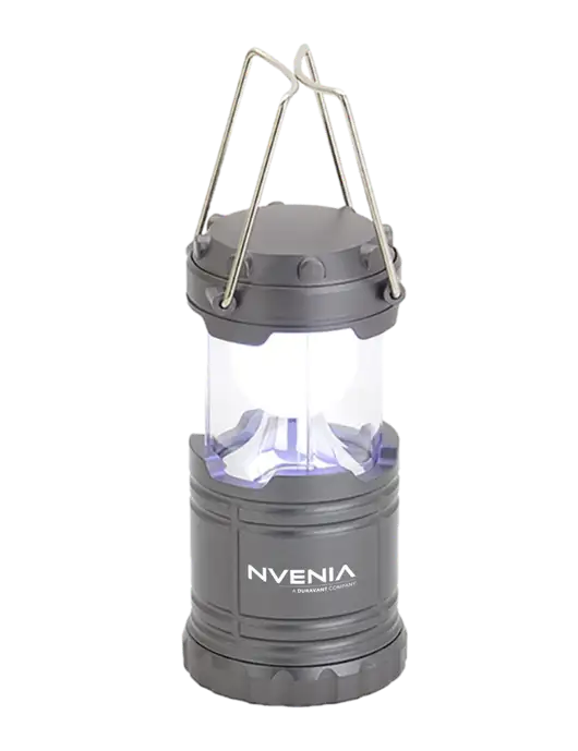 Gunmetal Mini Retro Lantern w/nVenia Logo