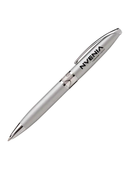 Illusion Silver Pen - Black Ink w/nVenia Logo