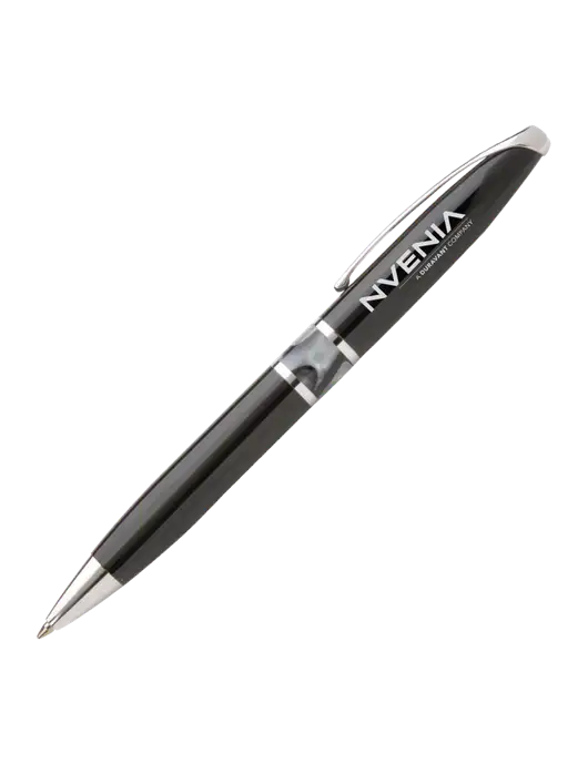 Illusion Black Pen - Black Ink w/nVenia Logo