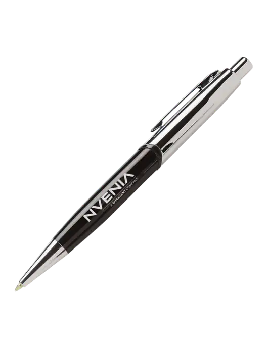 Chimera Black Pen - Black Ink w/nVenia Logo