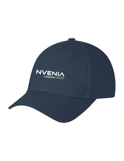 Navy Structured Cap Hook & Loop w/nVenia Logo