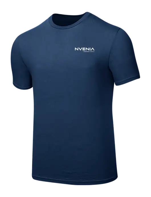 Seriously Soft Deep Slate Blue T-Shirt w/nVenia Logo