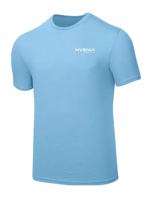 Seriously Soft Light Blue T-Shirt w/nVenia Logo