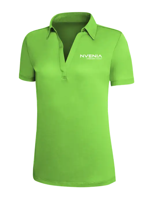 Light Kelly Green Silk Touch Womens Performance Polo w/nVenia Logo