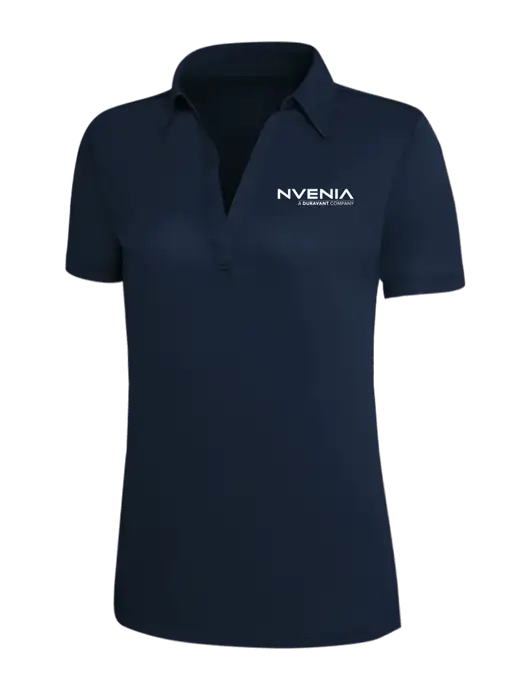 Navy Silk Touch Womens Performance Polo w/nVenia Logo