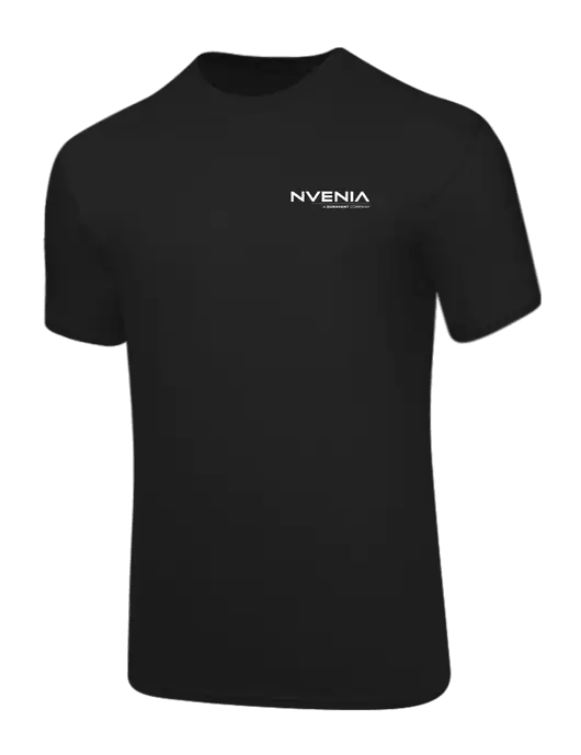 Core Blend Black T-Shirt w/nVenia Logo