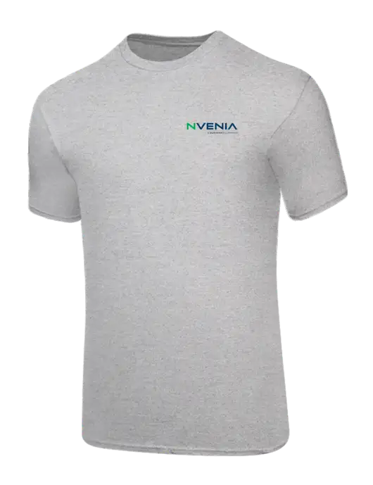 Core Blend Light Grey Heather T-Shirt w/nVenia Logo