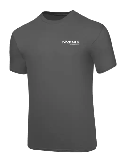 Core Blend Medium Grey T-Shirt w/nVenia Logo