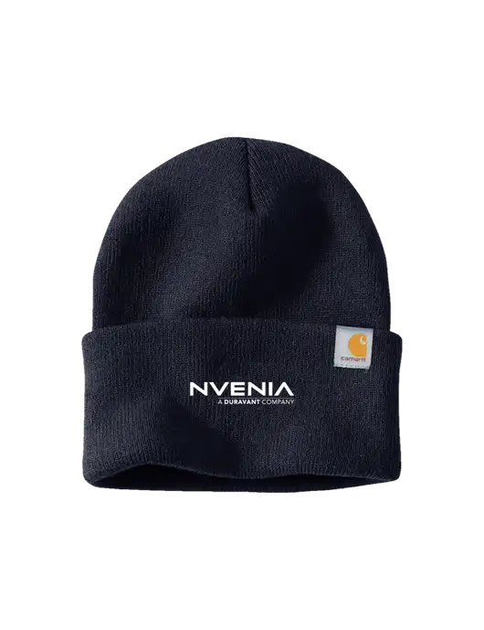 Carhartt Navy Watch Cap 2.0 w/nVenia Logo