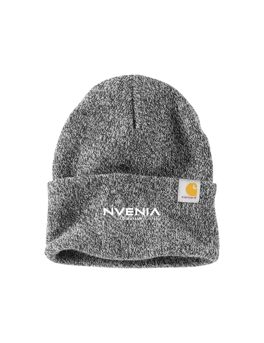 Carhartt Medium Grey Heather Watch Cap 2.0 w/nVenia Logo