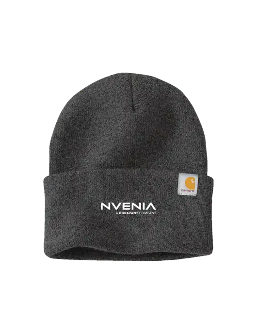 Carhartt Dark Grey Watch Cap 2.0 w/nVenia Logo