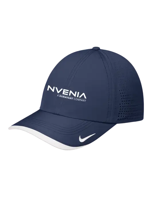 Nike Navy/White Dri-FIT Perforated Performance Cap w/nVenia Logo