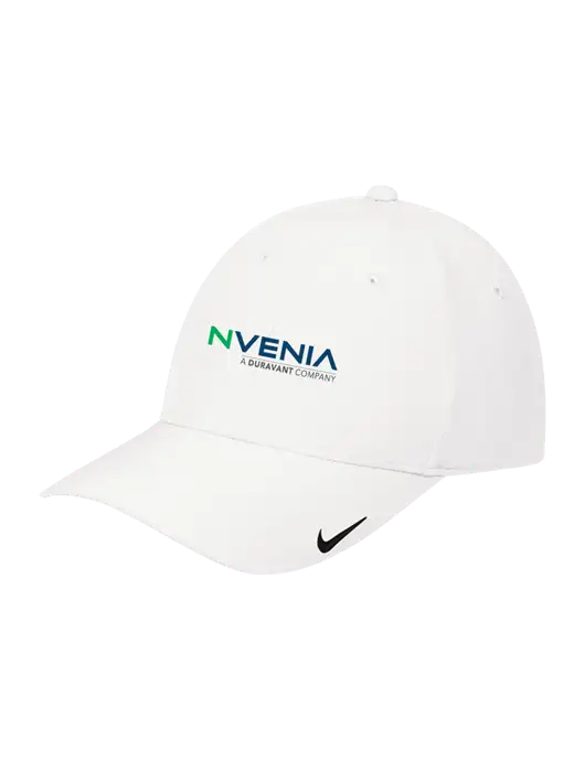 Nike White Dri-FIT Legacy Cap w/nVenia Logo