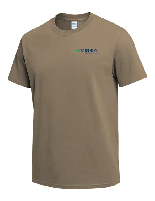 Dark Tan Heavyweight 6.1 oz T-Shirt w/nVenia Logo