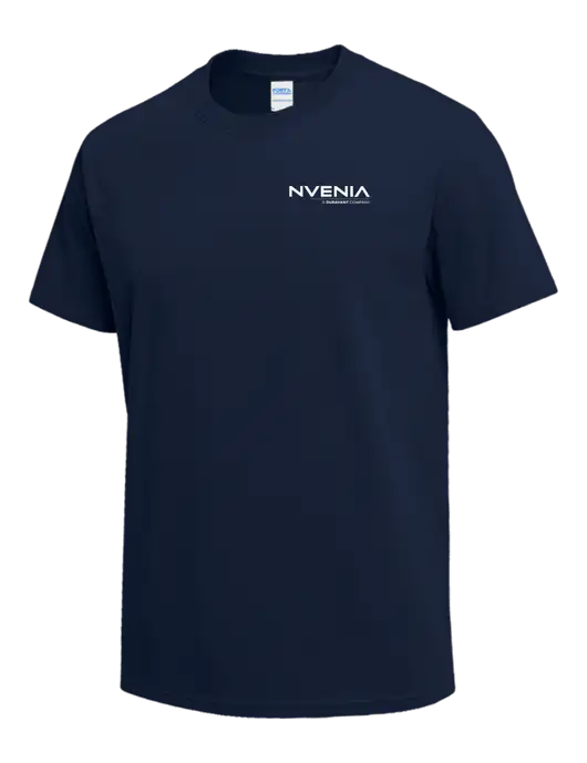 Navy Heavyweight 6.1 oz T-Shirt w/nVenia Logo