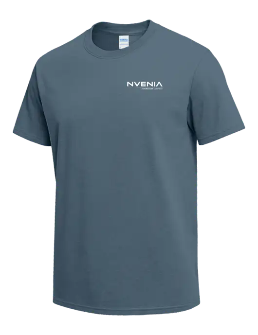 Slate Blue Heavyweight 6.1 oz T-Shirt w/nVenia Logo